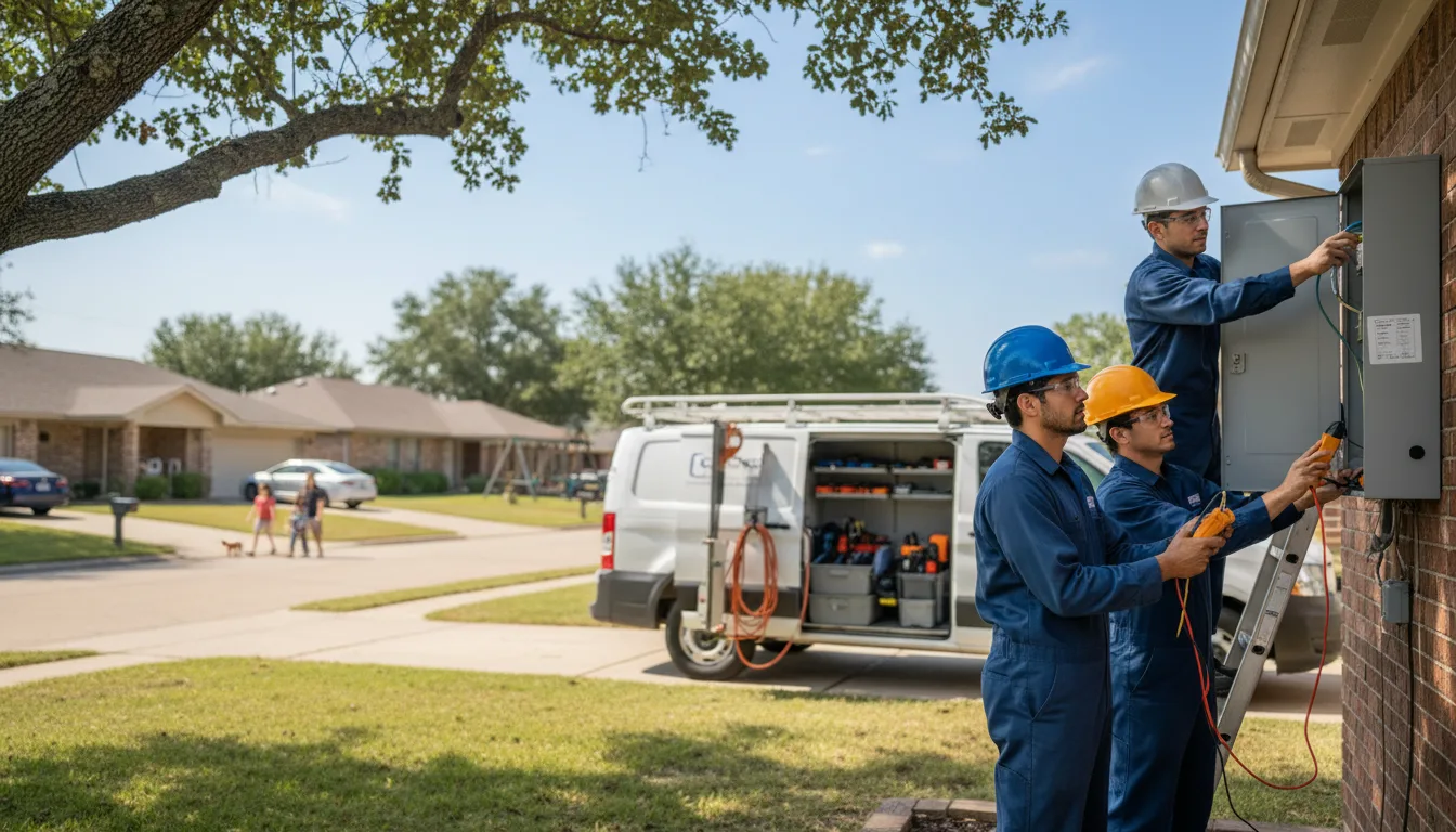 Certified electrician providing emergency electrical services in Bowersville, OH